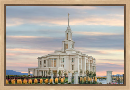 Payson Utah Temple His Holy House Gallery Wrap