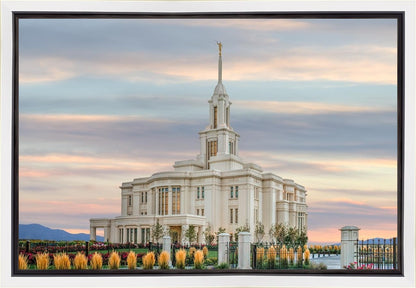 Payson Utah Temple His Holy House Gallery Wrap