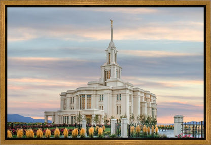 Payson Utah Temple His Holy House Gallery Wrap