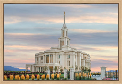 Payson Utah Temple His Holy House Gallery Wrap