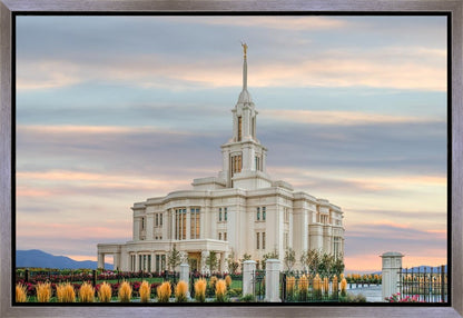 Payson Utah Temple His Holy House Gallery Wrap