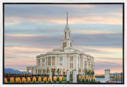Payson Utah Temple His Holy House Gallery Wrap