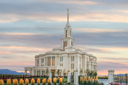Payson Utah Temple His Holy House Gallery Wrap