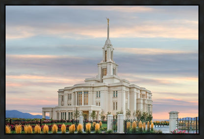 Payson Utah Temple His Holy House Gallery Wrap