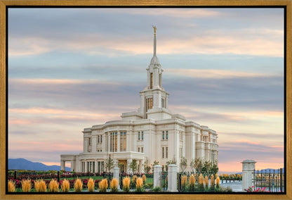 Payson Utah Temple His Holy House Gallery Wrap