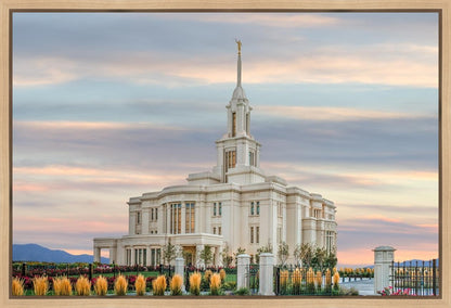 Payson Utah Temple His Holy House Gallery Wrap