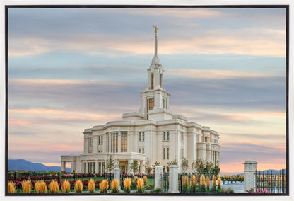 Payson Utah Temple His Holy House Gallery Wrap