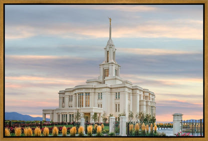 Payson Utah Temple His Holy House Gallery Wrap