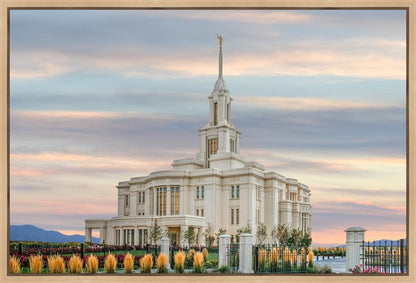 Payson Utah Temple His Holy House Gallery Wrap
