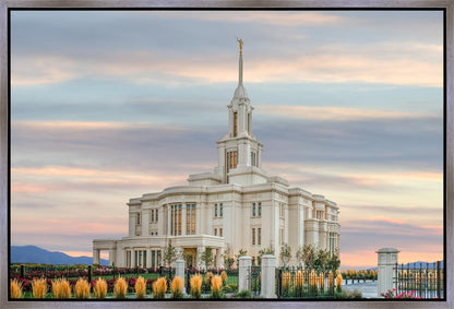 Payson Utah Temple His Holy House Gallery Wrap