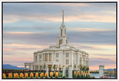 Payson Utah Temple His Holy House Gallery Wrap