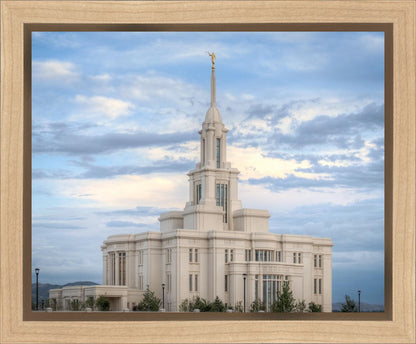 Payson Utah Temple the Temple of Our Lord Gallery Wrap