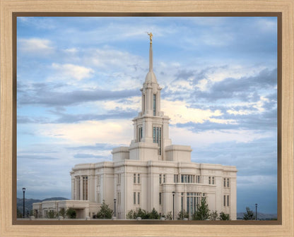 Payson Utah Temple the Temple of Our Lord Gallery Wrap