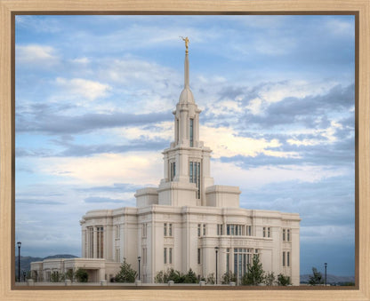 Payson Utah Temple the Temple of Our Lord Gallery Wrap