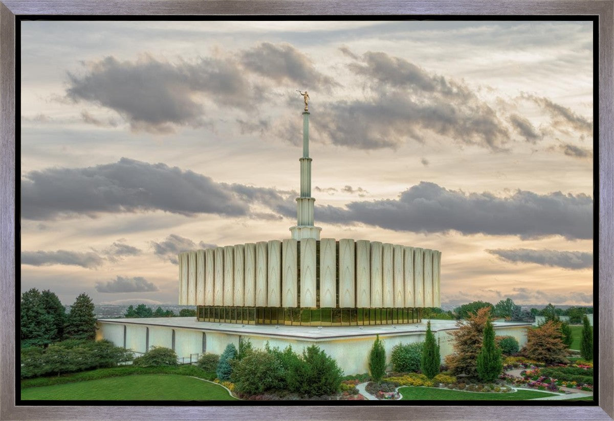 Provo Utah Temple His Sacred Place Gallery Wrap