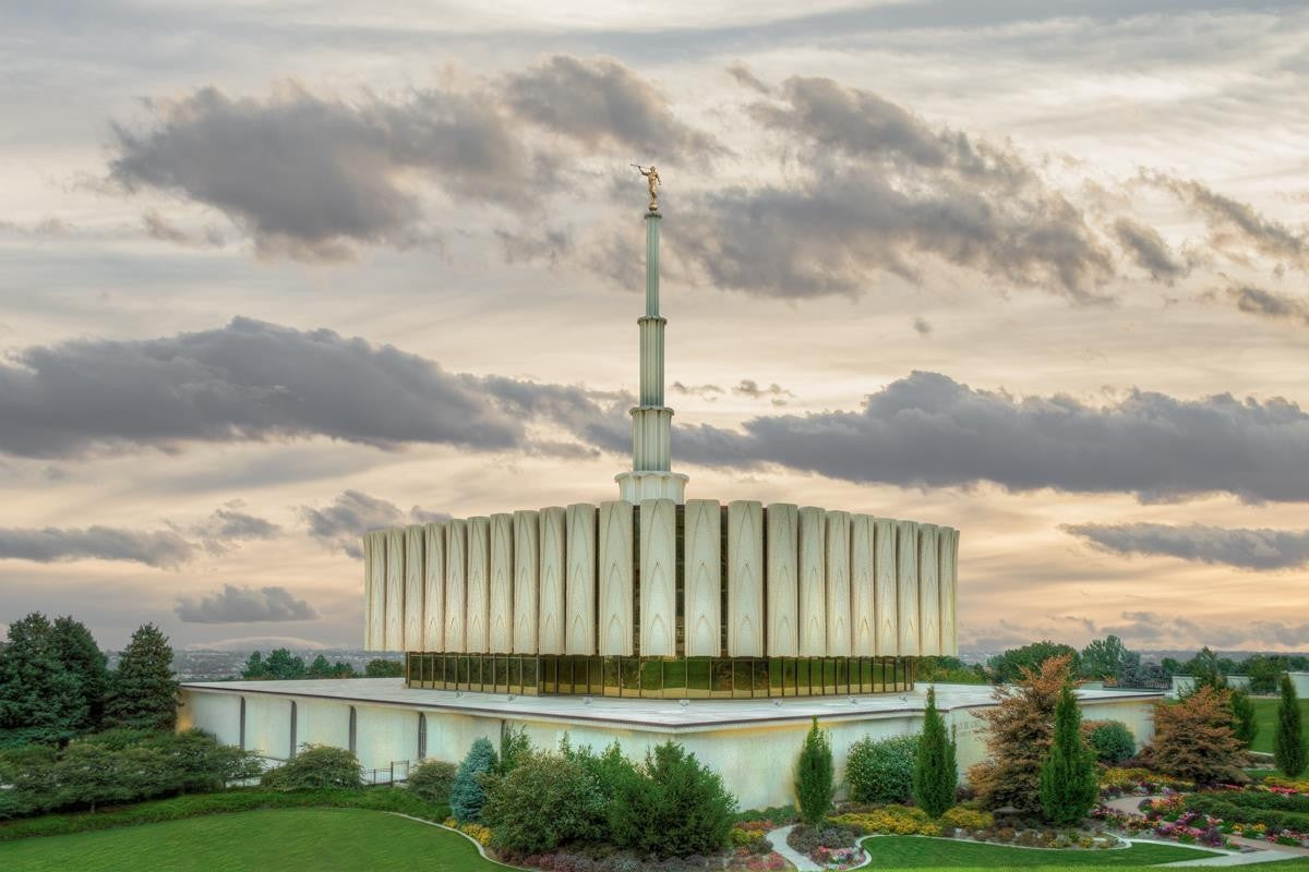 Provo Utah Temple His Sacred Place Gallery Wrap