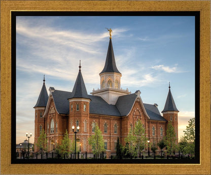 Provo City Center Utah Temple the Lord's Holy House Gallery Wrap