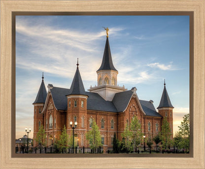 Provo City Center Utah Temple the Lord's Holy House Gallery Wrap
