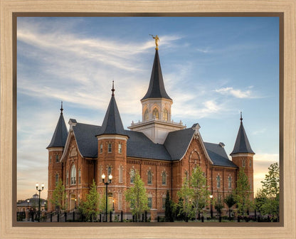 Provo City Center Utah Temple the Lord's Holy House Gallery Wrap