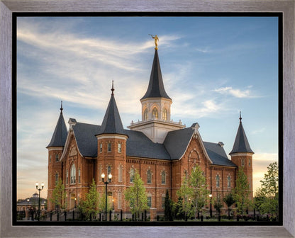 Provo City Center Utah Temple the Lord's Holy House Gallery Wrap