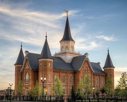 Provo City Center Utah Temple the Lord's Holy House Gallery Wrap