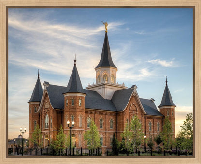 Provo City Center Utah Temple the Lord's Holy House Gallery Wrap