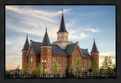 Provo City Center Utah Temple the Lord's Holy House Gallery Wrap