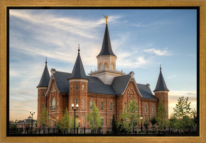 Provo City Center Utah Temple the Lord's Holy House Gallery Wrap