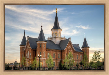 Provo City Center Utah Temple the Lord's Holy House Gallery Wrap