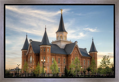 Provo City Center Utah Temple the Lord's Holy House Gallery Wrap