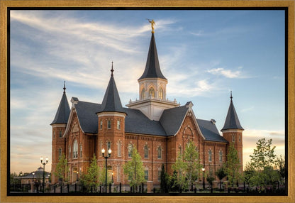 Provo City Center Utah Temple the Lord's Holy House Gallery Wrap