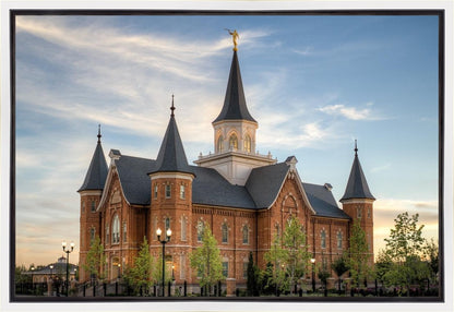 Provo City Center Utah Temple the Lord's Holy House Gallery Wrap