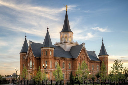 Provo City Center Utah Temple the Lord's Holy House Gallery Wrap