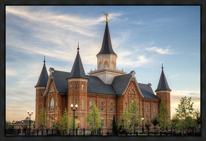 Provo City Center Utah Temple the Lord's Holy House Gallery Wrap