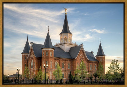 Provo City Center Utah Temple the Lord's Holy House Gallery Wrap