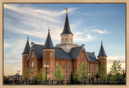 Provo City Center Utah Temple the Lord's Holy House Gallery Wrap