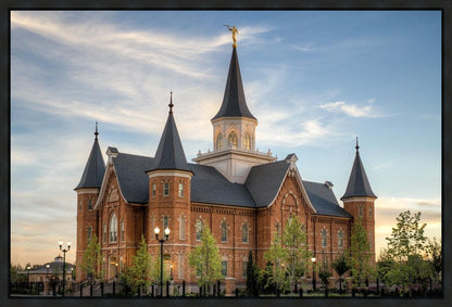 Provo City Center Utah Temple the Lord's Holy House Gallery Wrap