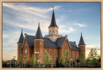 Provo City Center Utah Temple the Lord's Holy House Gallery Wrap