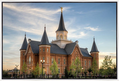 Provo City Center Utah Temple the Lord's Holy House Gallery Wrap