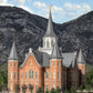 Provo City Center Utah Temple Y Mountain Portrait