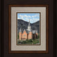 Provo City Center Utah Temple Y Mountain Portrait