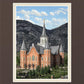 Provo City Center Utah Temple Y Mountain Portrait