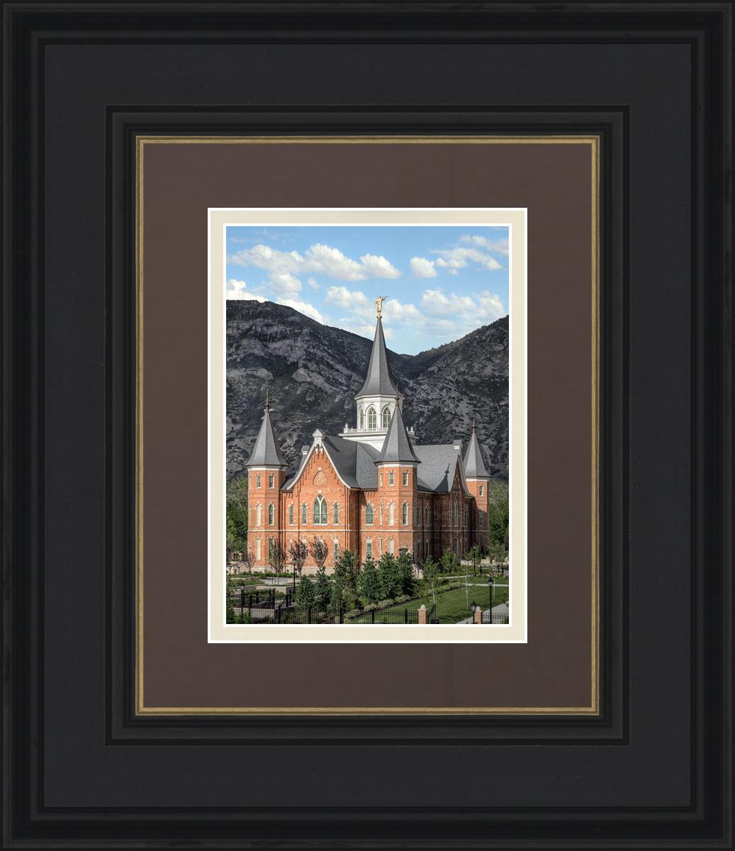 Provo City Center Utah Temple Y Mountain Portrait