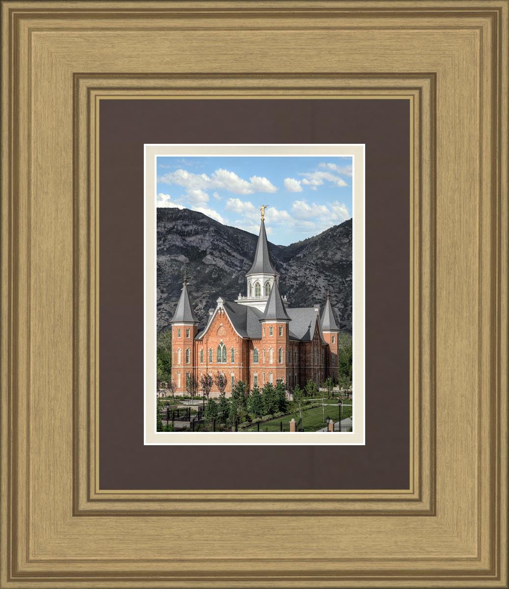Provo City Center Utah Temple Y Mountain Portrait