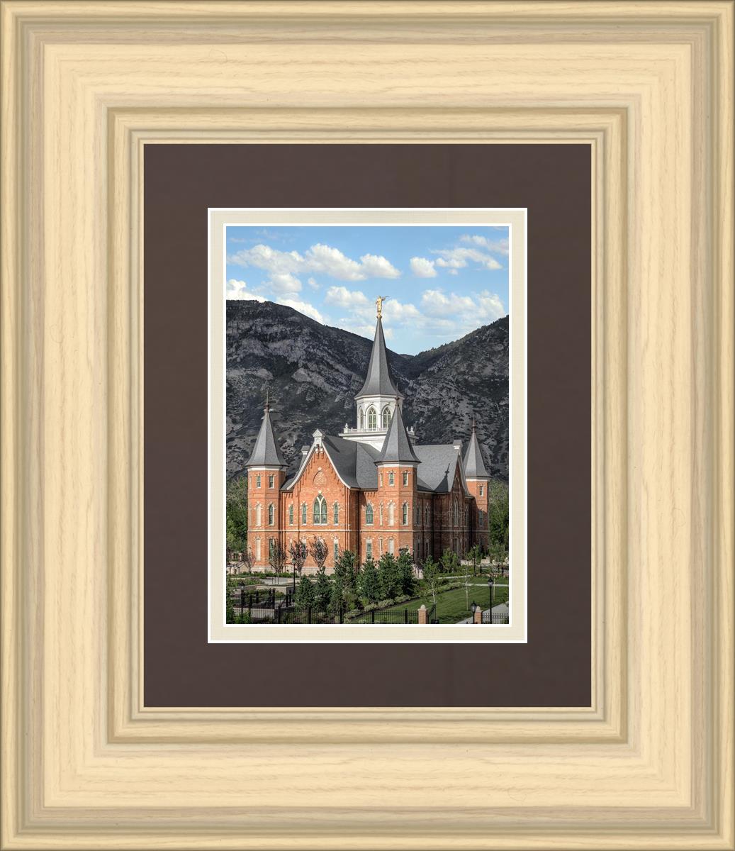Provo City Center Utah Temple Y Mountain Portrait