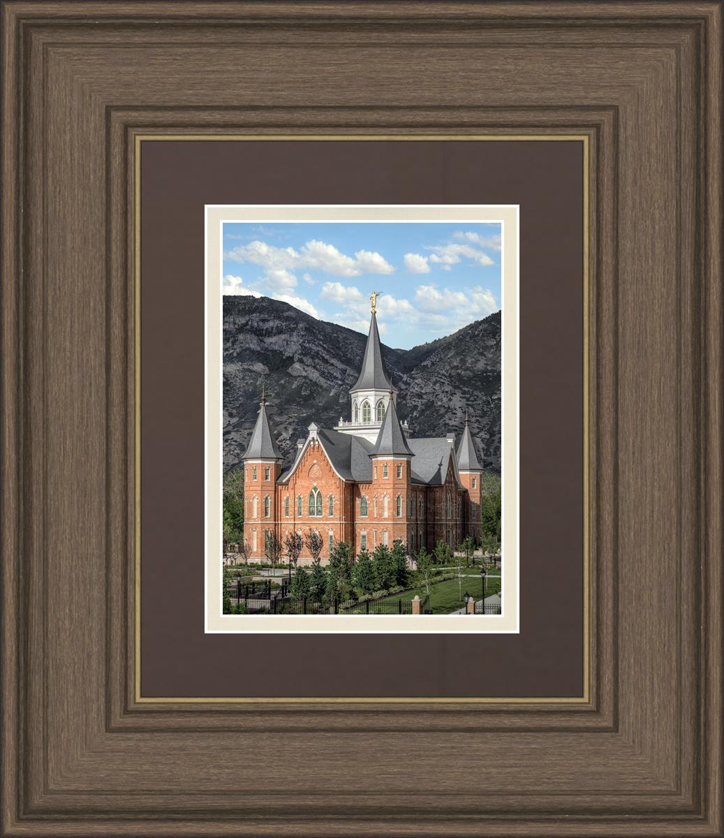 Provo City Center Utah Temple Y Mountain Portrait