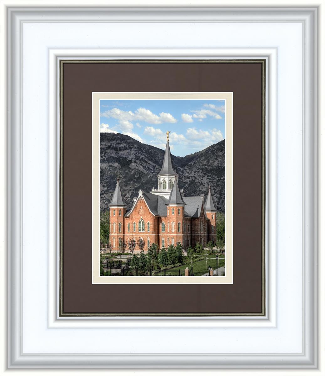 Provo City Center Utah Temple Y Mountain Portrait