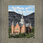 Provo City Center Utah Temple Y Mountain Portrait