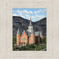 Provo City Center Utah Temple Y Mountain Portrait