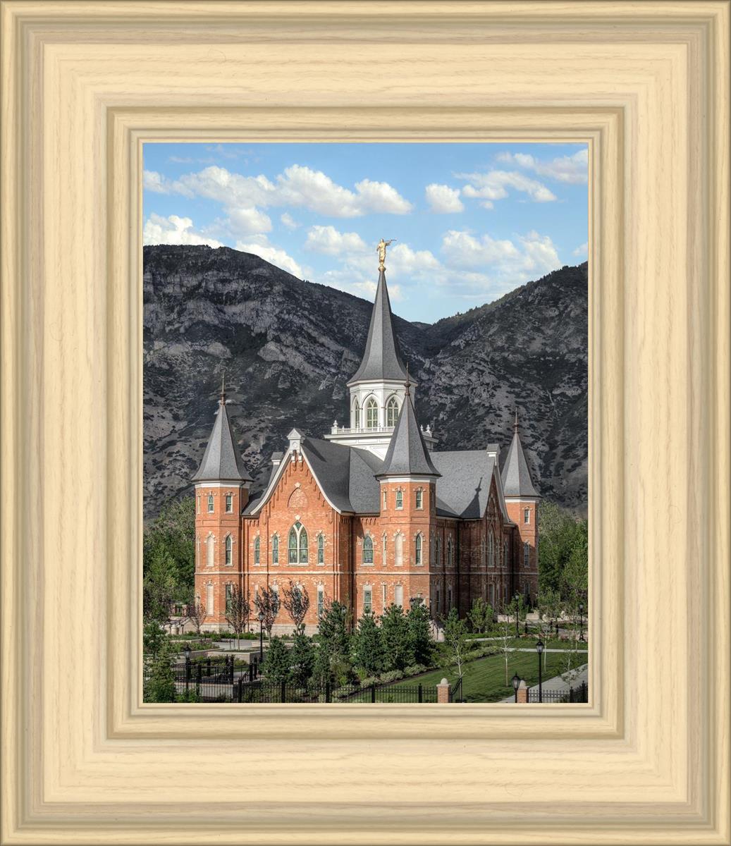 Provo City Center Utah Temple Y Mountain Portrait
